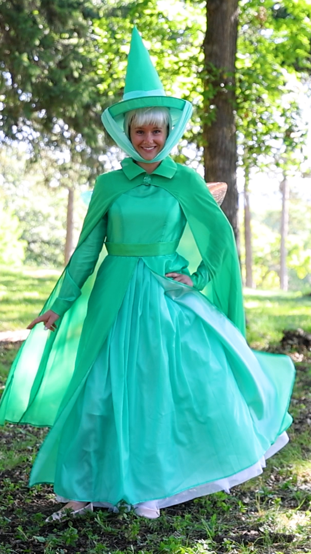 FUN7490AD Adult Disney Fauna Sleeping Beauty Costume
